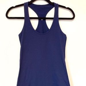 Lululemon Navy Blue Long Racerback Tank